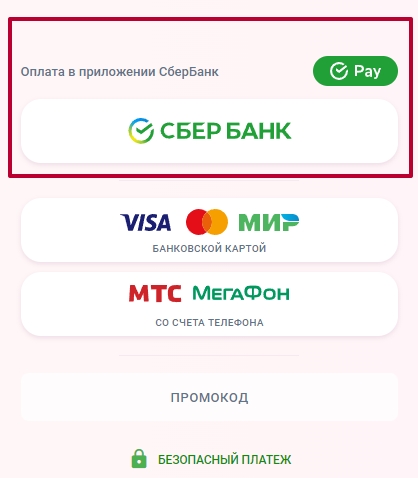 Как оплатить заказ?