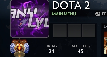 Buy an account 5880 Solo MMR, 0 Party MMR