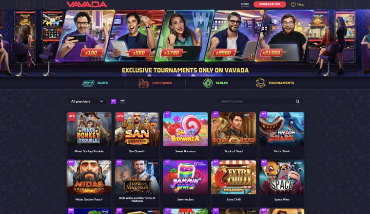 Vavada casino con juegos de apuestas deportivas